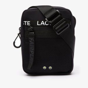 Used Lacoste UNISEX BRANDED BAND NYLON CROSSBODY
